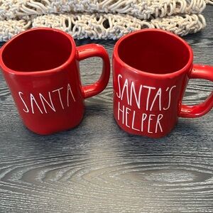 Rae Dunn Artisan Collection By Magenta Santa and Santa’s Helper(2)